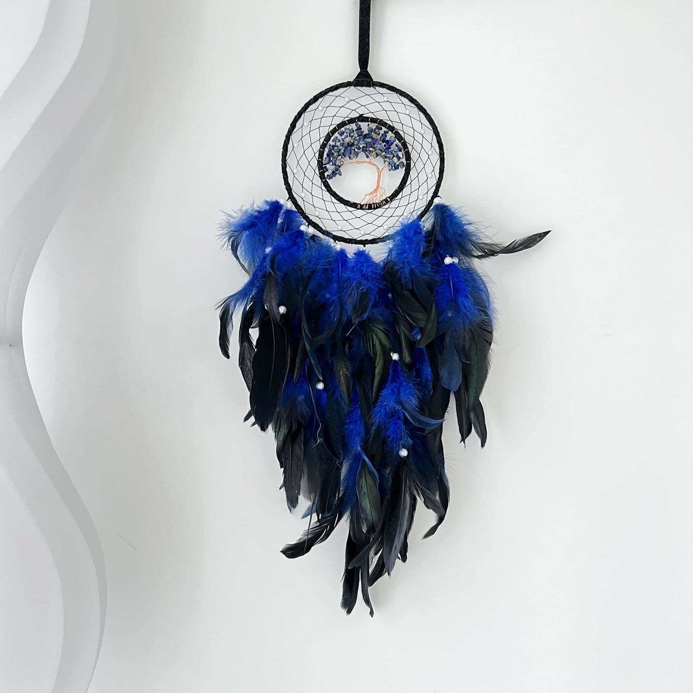 Olivenorma Tree Of Life Blue Sodalite Gravel Dream Catcher