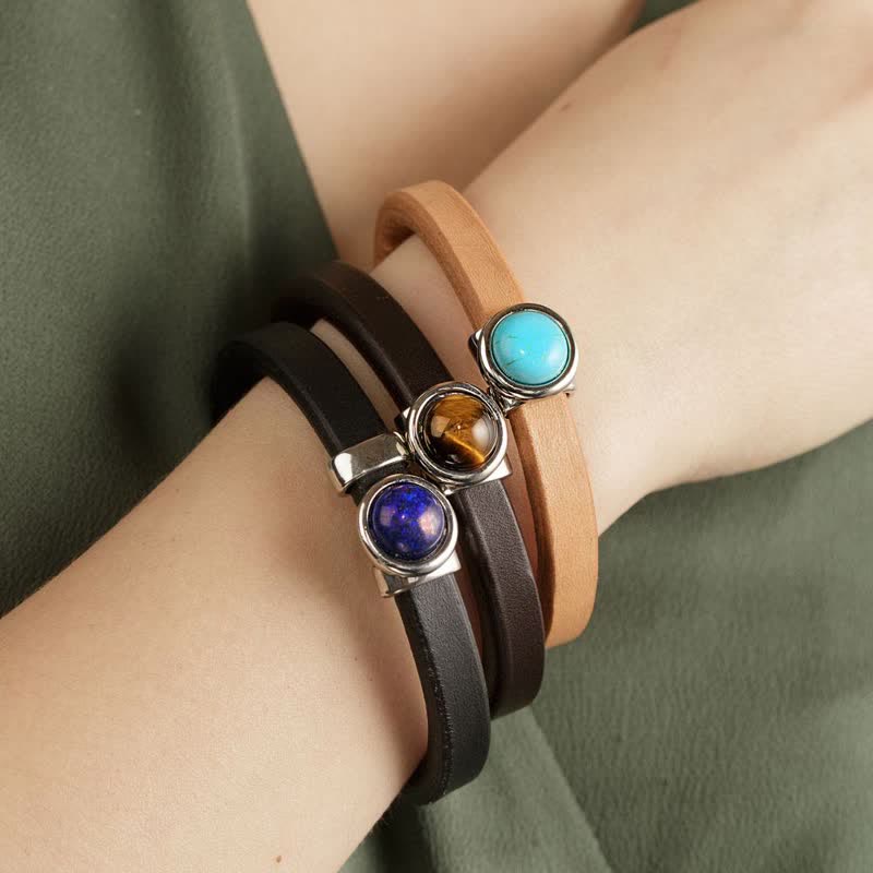 Olivenorma Oracular Leather Bangles