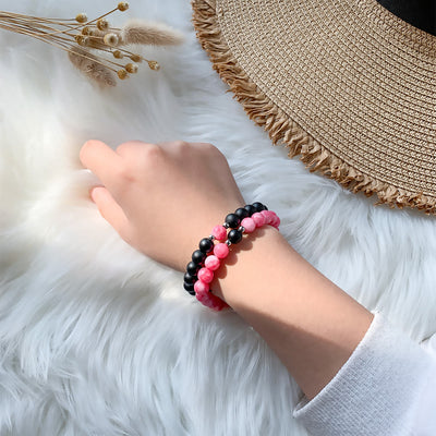 Olivenorma 2pcs Magnet Attract Couple Bracelet Set