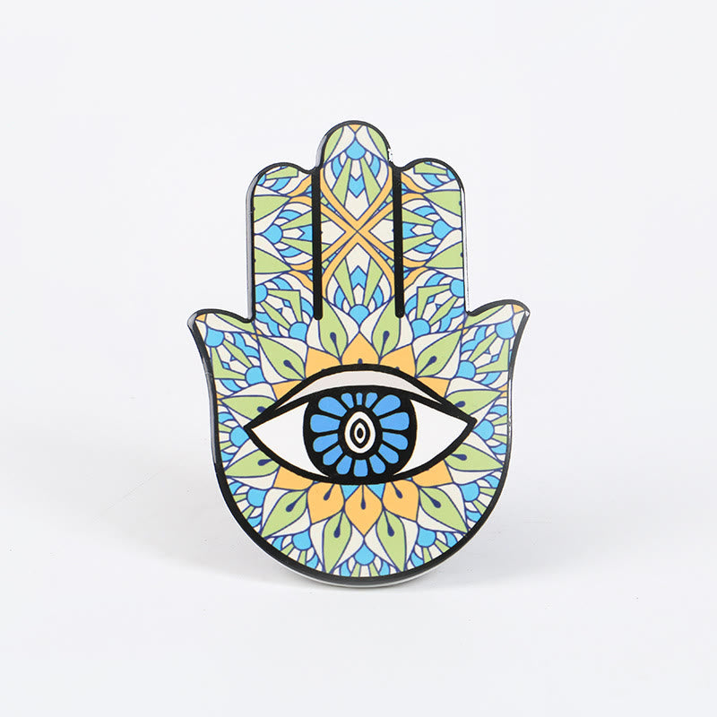 Olivenorma Hamsa Evil Eye Jewelry Tray Plate Coaster