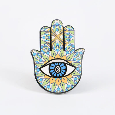 Olivenorma Hamsa Evil Eye Jewelry Tray Plate Coaster