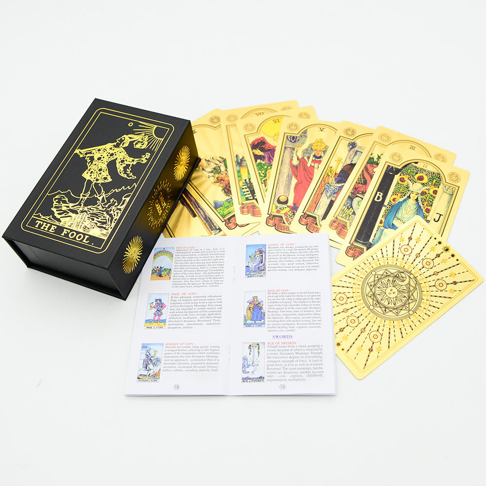 Olivenorma 80ps "The Fool"  Waite Sun Moon Tarot Cards