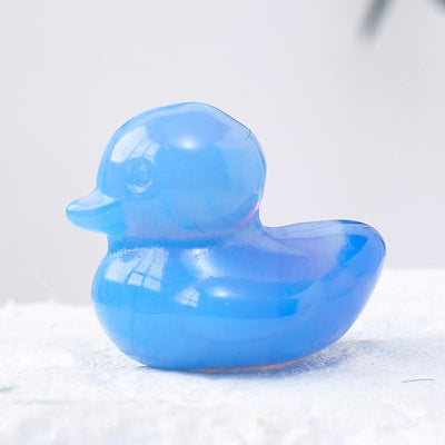 Olivenorma 1.2Inch Quartz Crystal Duck Carving Gemstone Decoration - Blue Opalite - image 25