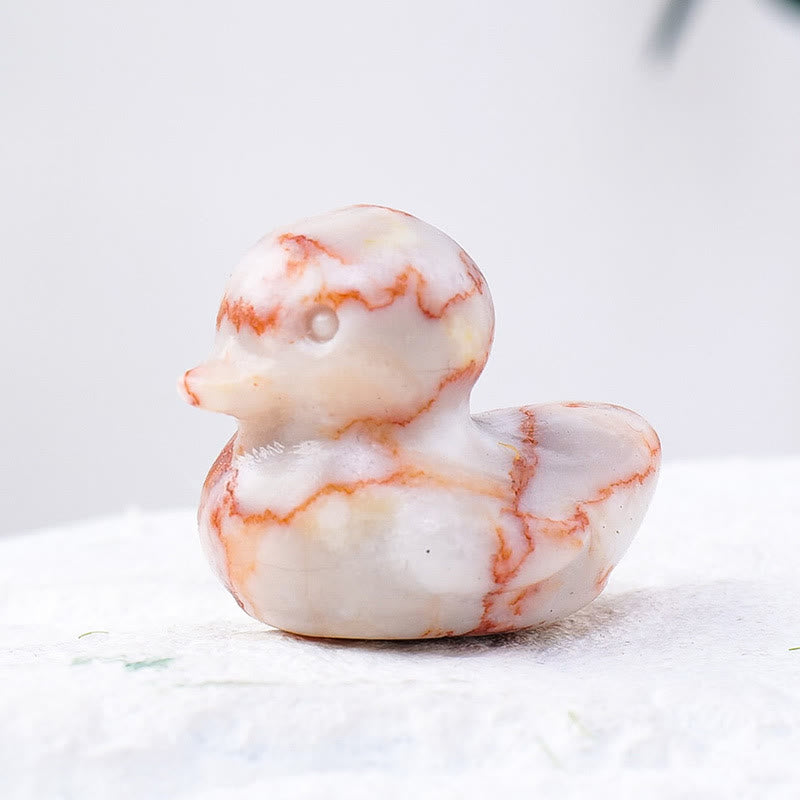 Olivenorma 1.2Inch Quartz Crystal Duck Carving Gemstone Decoration - Rhodochrosite - image 13
