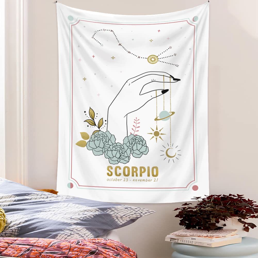 Olivenorma Magic Hand Tarot Zodiac Tapestry