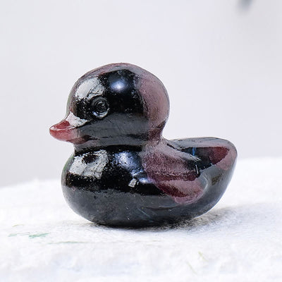 Olivenorma 1.2Inch Quartz Crystal Duck Carving Gemstone Decoration - Garnet - image 34
