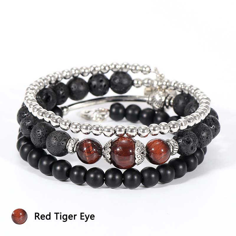 Natural Crystal Protection Stone Bracelet