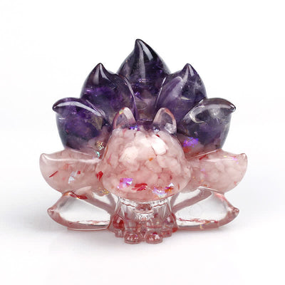 Olivenorma Nine-tailed Fox Gemstone Decoration