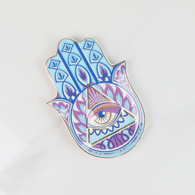 Olivenorma Hamsa Evil Eye Dish Coaster