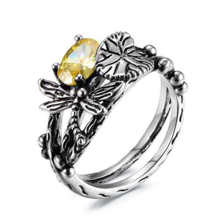 Olivenorma Natural Protaction Crystal Ring