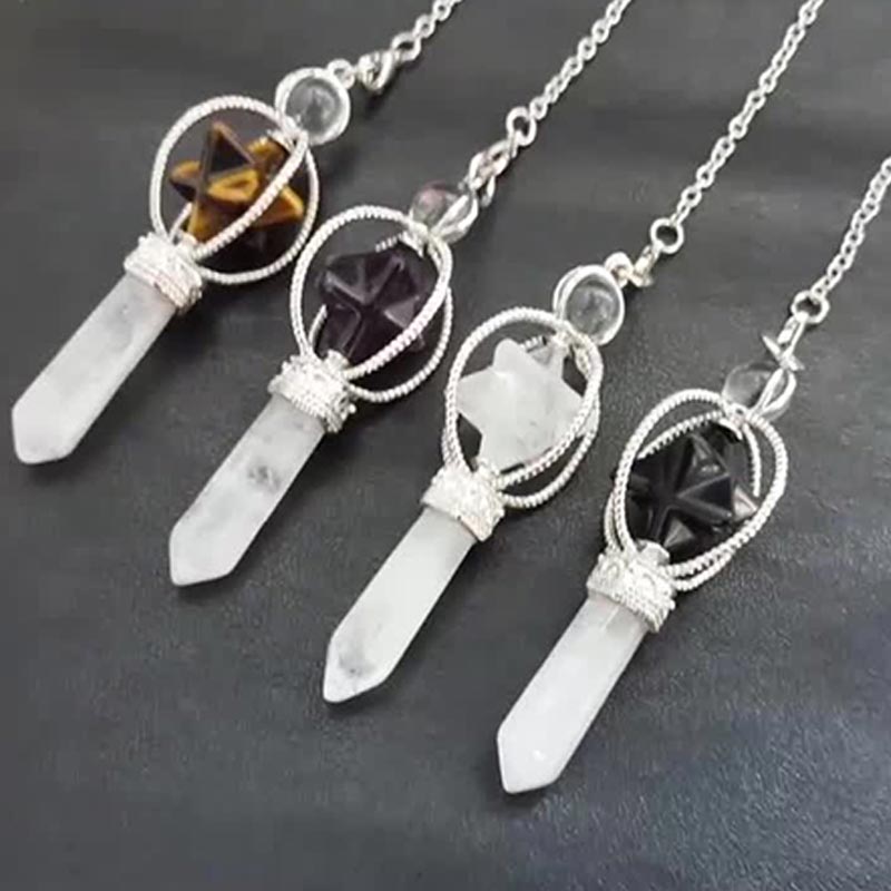 Natural Crystal Stone Pendulum