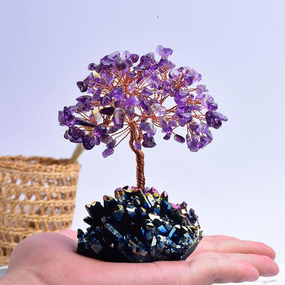 Olivenorma Amethyst Orgone Meditation Feng Shui Tree Of Purification