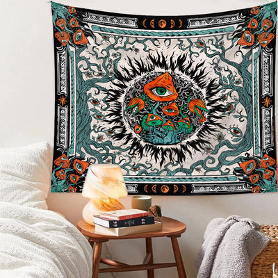 Olivenorma Trippy Mushroom Wall Tapestry