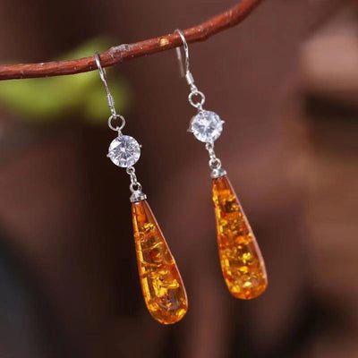 Olivenorma Amber Balance Earrings