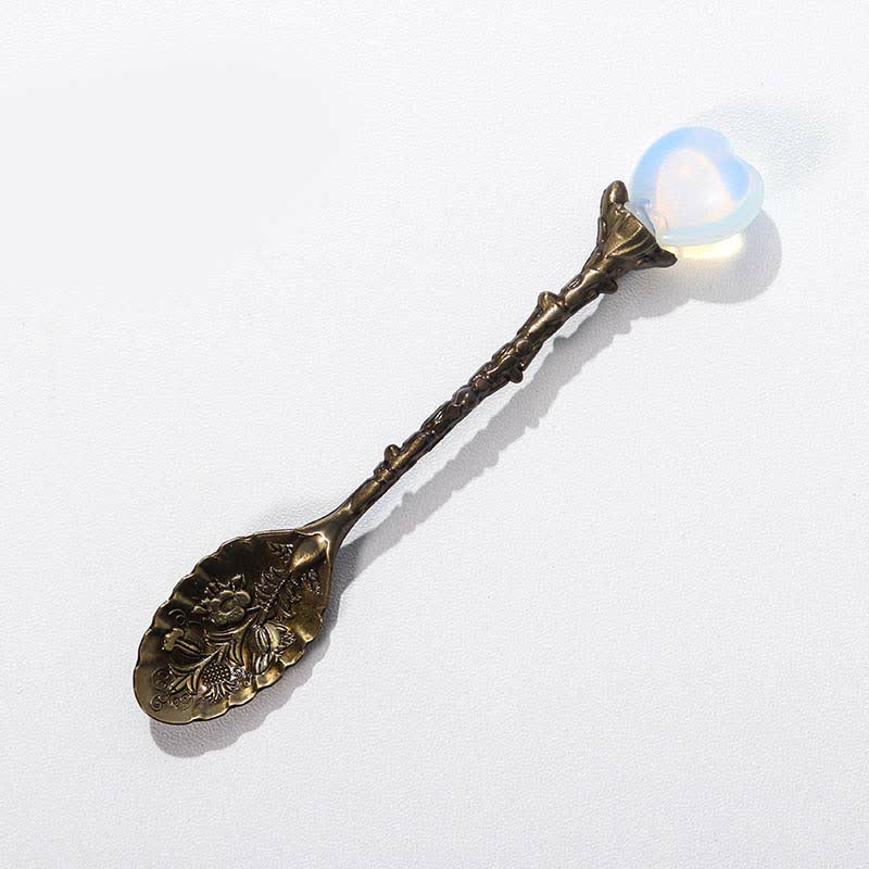 Olivenorma With Crystal Witches Herb Spoon Decoration