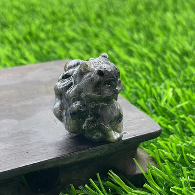 Olivenorma Natural Stone 3cm Nine Tailed Fox Gemstone Decoration - Black Flash - image 5