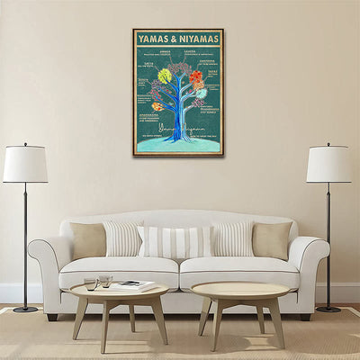 Olivenorma Yoga Tree Of Life Poster