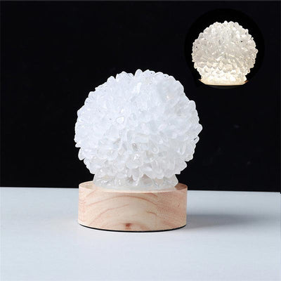 Olivenorma Christmas Crystal Stone Night Light Decoration