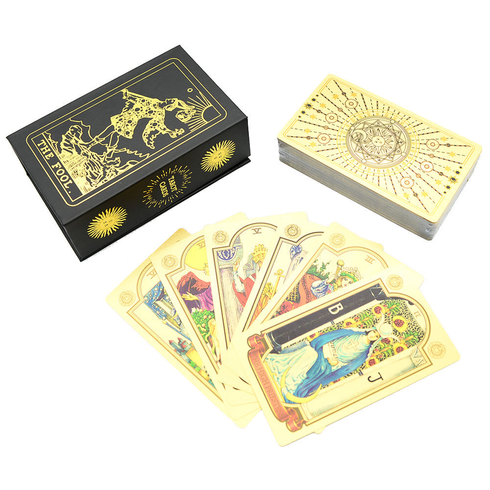 Olivenorma 80ps "The Fool"  Waite Sun Moon Tarot Cards