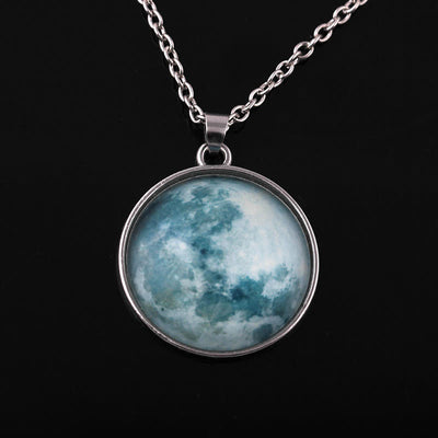 Glowing Full Moon Necklace