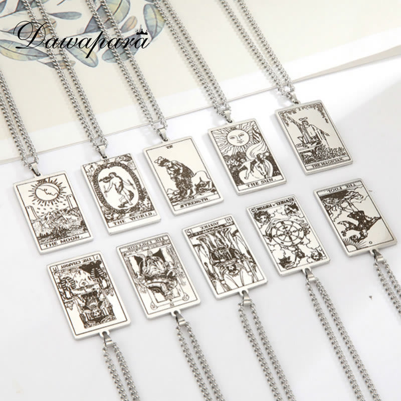 Olivenorma Stainless Steel Tarot Necklaces