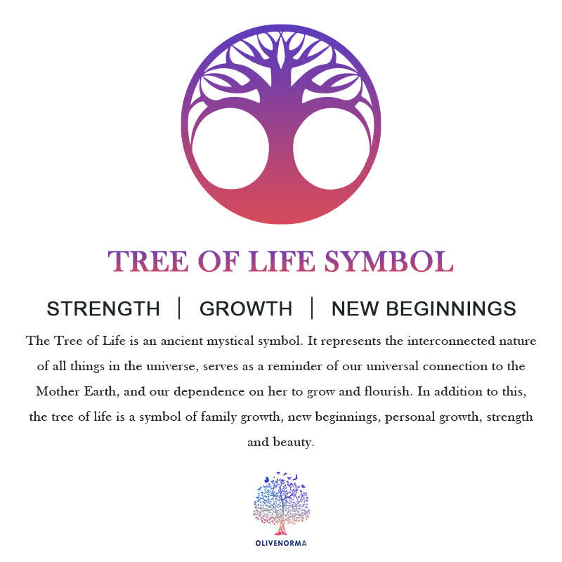 Olivenorma Tree Of Life Healing Crystal Gemstone Decoration