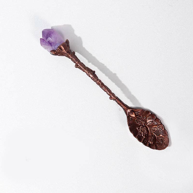 Olivenorma With Crystal Witches Herb Spoon Decoration