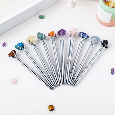 Olivenorma Raw Stone Manifestation Pen Gemstone Decoration - image 0
