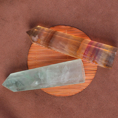 Fluorite Natural Crustal Reki Crystal Wands