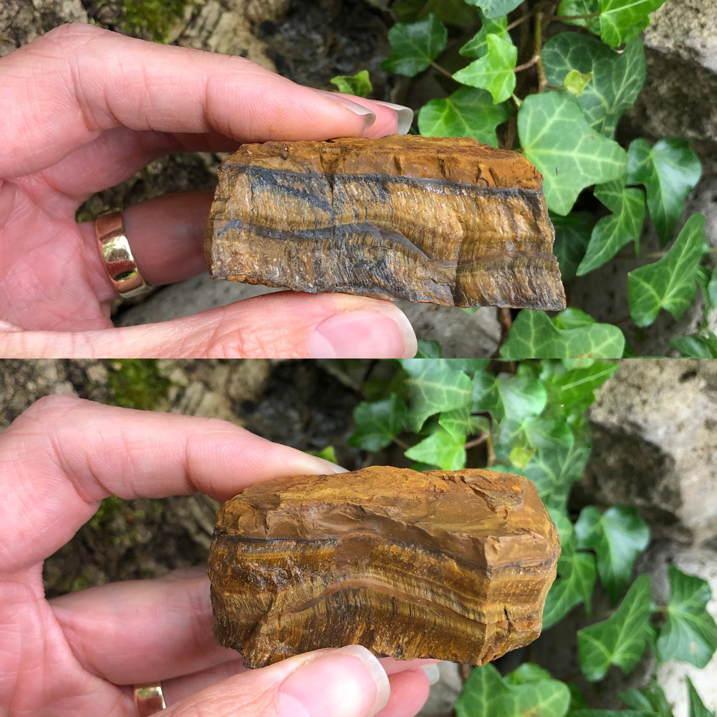 Olivenorma Large Raw Tigers Eye Crystal Natural Stone