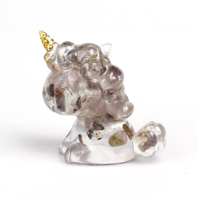 Olivenorma Crystal Unicorn Gemstone Decoration