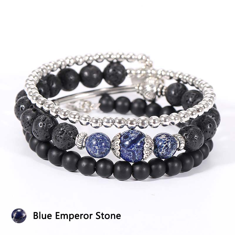 Natural Crystal Protection Stone Bracelet