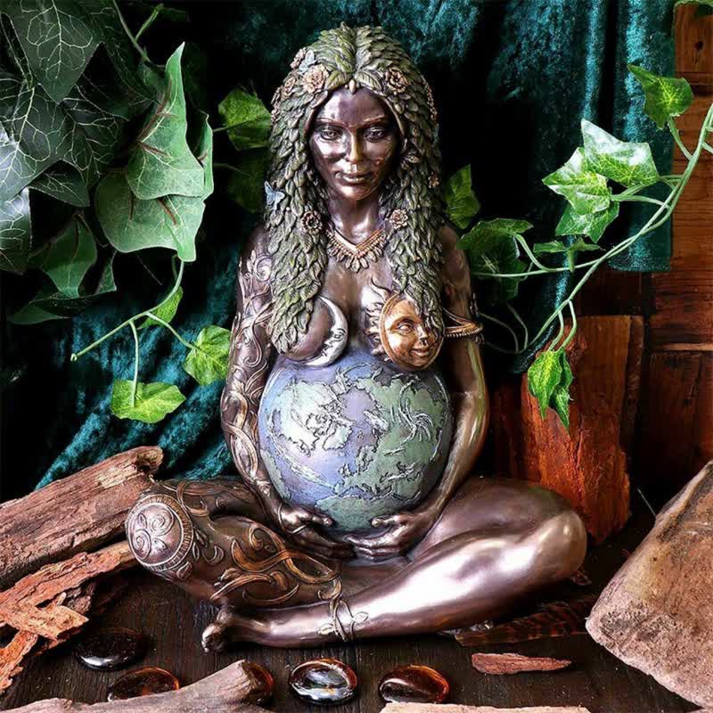 Olivenorma Mother Earth Art Statue Decoration