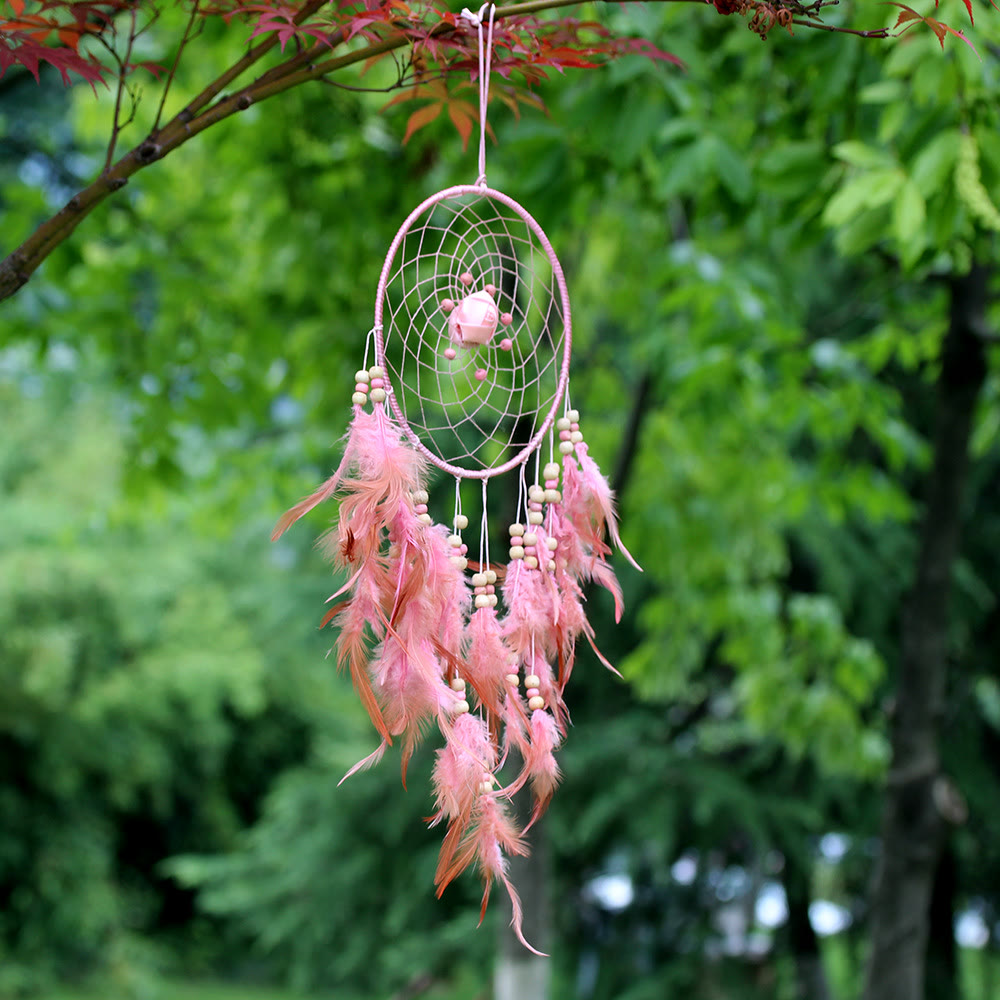 Olivenorma Large Purple Creative Style Rose Dream Catcher