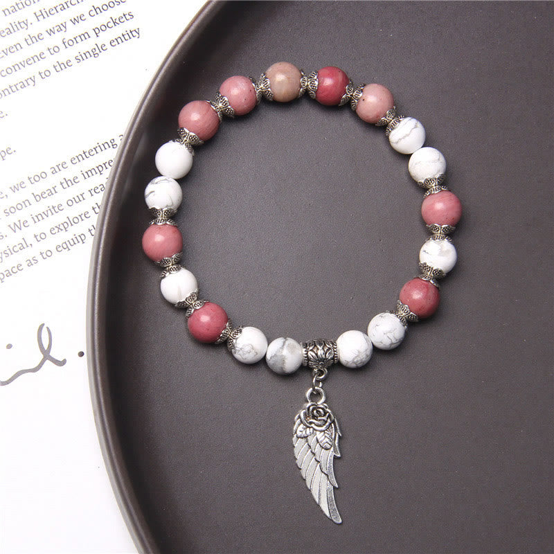 Olivenorma "Peace Energy" - Colors Crystal Agate Wing Bracelet