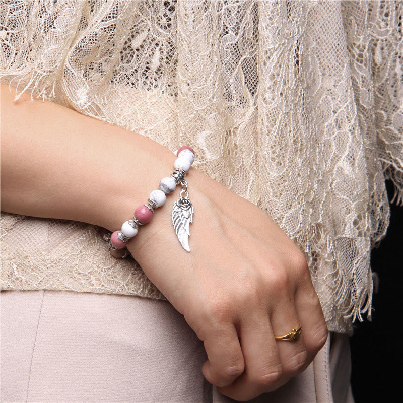 Olivenorma "Peace Energy" - Colors Crystal Agate Wing Bracelet