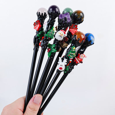 Olivenorma Christmas Children's Gifts Natural Crystal Magic Wands