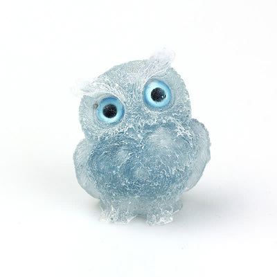 Olivenorma Natural Crystal Owl Gemstone Decoration - Aquamarine - 2.28''(L) * 1.89''(W) * 1.53''(H) - image 26
