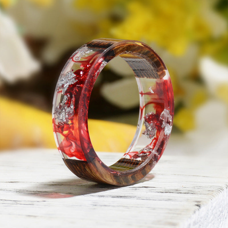 Olivenorma Intellectual & Optimistic - Handmade Wood Ring