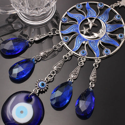 Olivenorma Evil Eye Wind Chime Dream Catcher Wall Decor