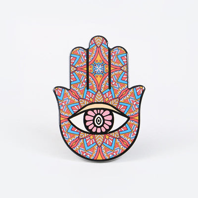 Olivenorma Hamsa Evil Eye Jewelry Tray Plate Coaster