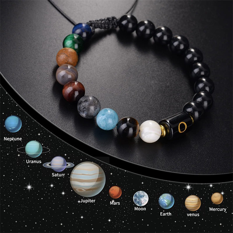 Olivenorma Cosmic Galaxy Protection Letter Bracelet