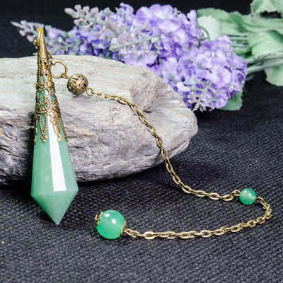 Olivenorma Green Aventurine Energy Balance Pendulum