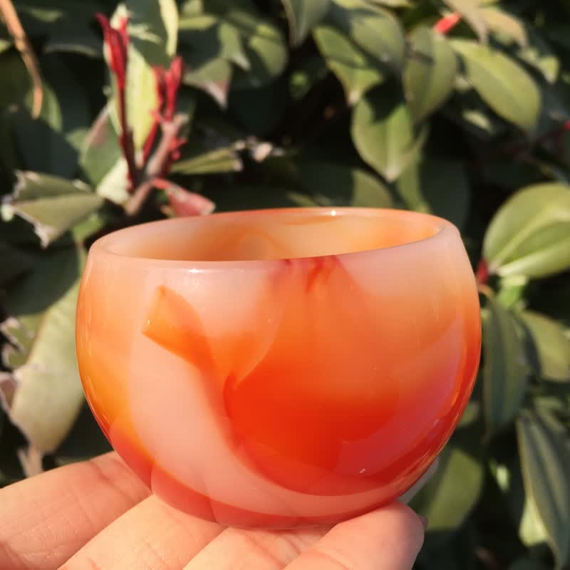 Olivenorma Carnelian Bowl Energy Crystal Decoration