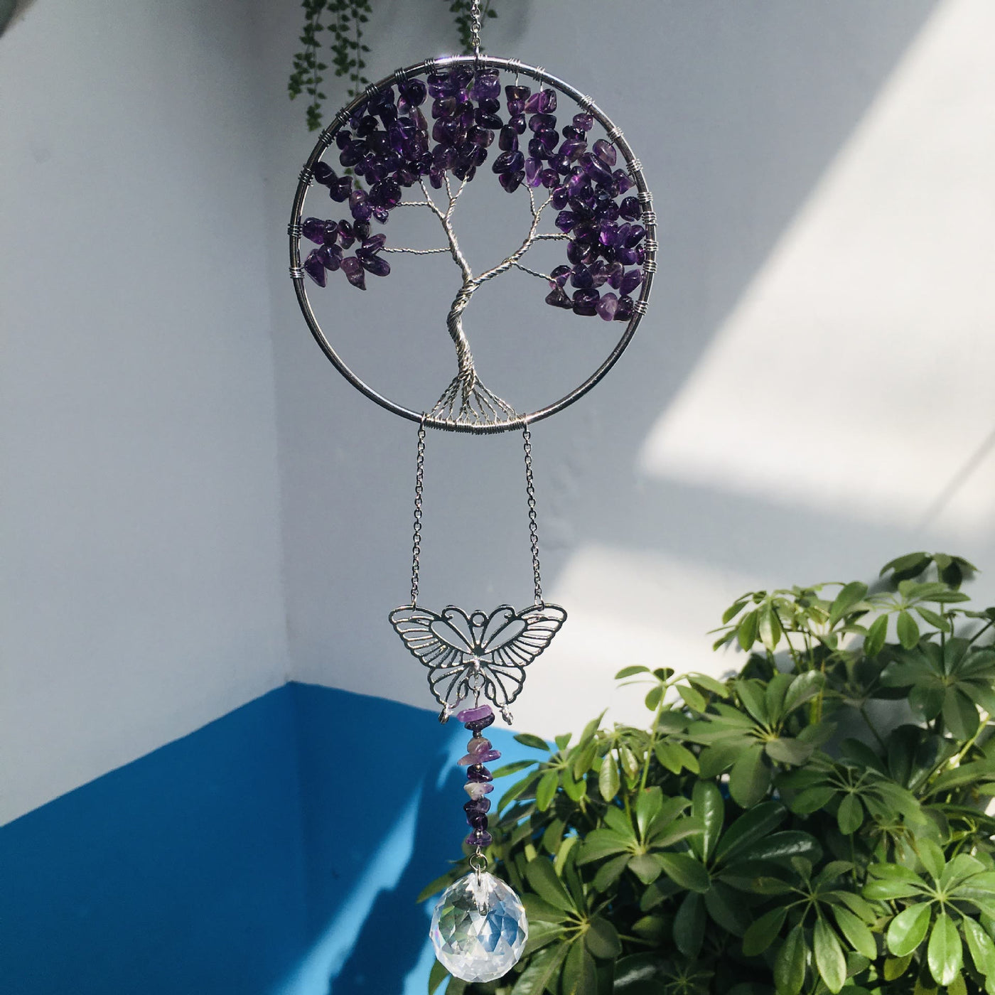 Olivenorma Tree of Life Butterfly Pendant Decor Ornament