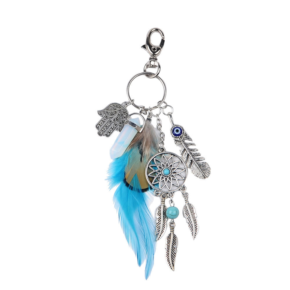 Olivenorma Bohemian Dreamcatcher Keychain - Opalite - image 4