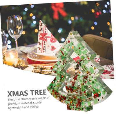 Olivenorma Natural Crystal Gravel Resin Christmas Tree Decoration