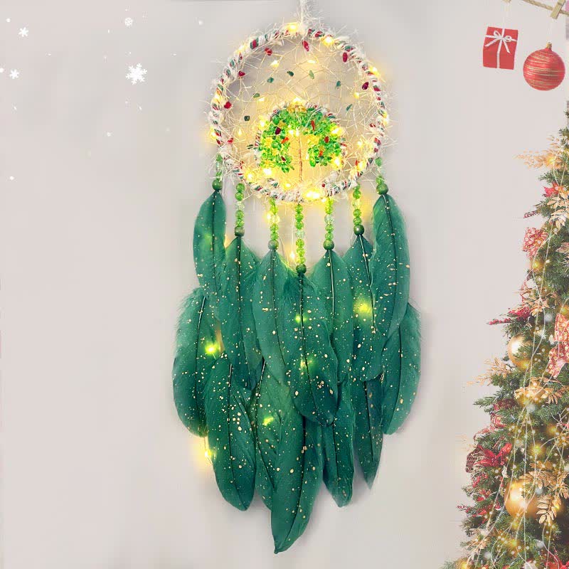 Olivenorma Peridot Christmas Decoration Dream Catcher