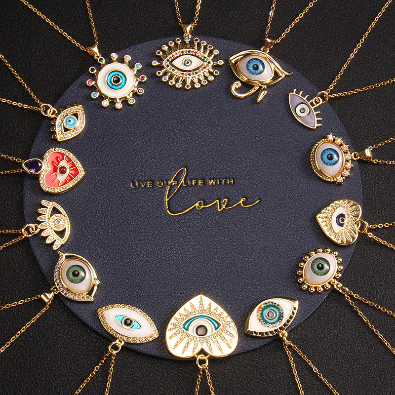 Olivenorma "Comprehensive Protection" Evil Eye Necklace