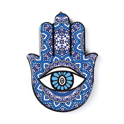 Olivenorma Hamsa Evil Eye Jewelry Tray Plate Coaster